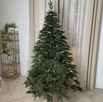 Штучна лита ялинка "Альпійська" 2.3 м АЛ230 фото