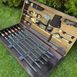 Набор шампуров Elite BBQ Set в деревянном кейсе. Подарочный набор для пикника KS-7501 фото 3