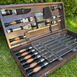 Набор шампуров Elite BBQ Set в деревянном кейсе. Подарочный набор для пикника KS-7501 фото 10