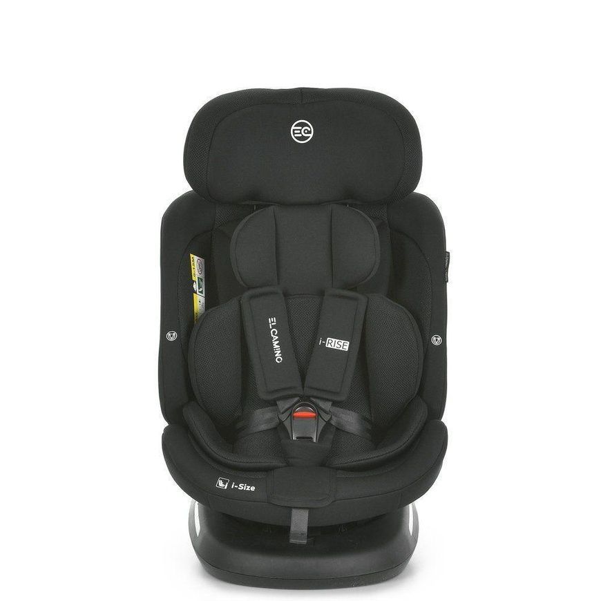 Детское автокресло EL CAMINO i-RISE ME 1207 Black 9&ndash;36 кг с ISOFIX и регулировкой наклона ME 1207 Black фото