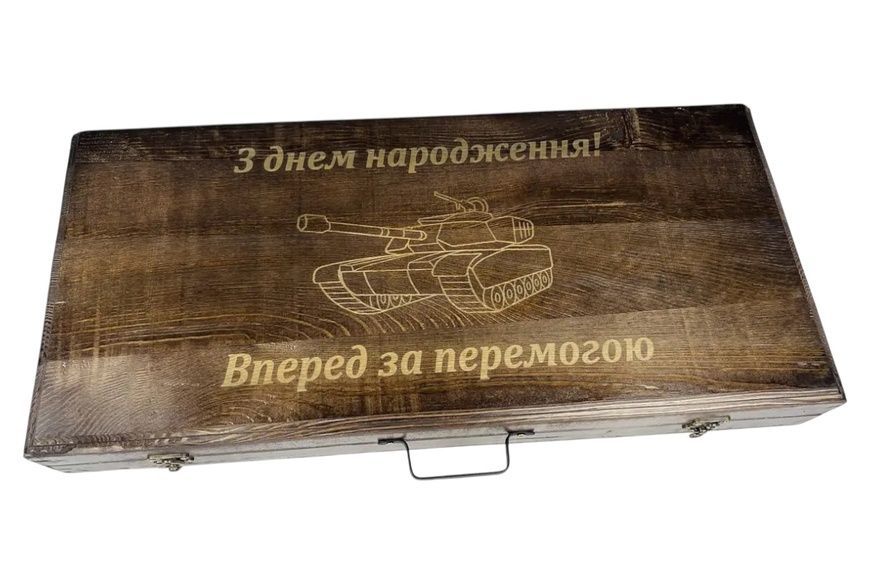 Набор шампуров Gold Grill Set в деревянном кейсе. Подарочный набор для пикника KS-7511 фото
