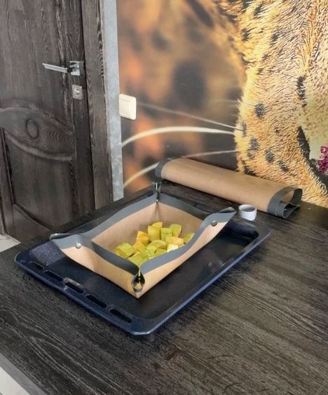 Набір силіконових килимків для випікання 2 шт. 30&times;40 і 40&times;60 см &mdash; багаторазові, термостійкі, із застібками СК-2 фото