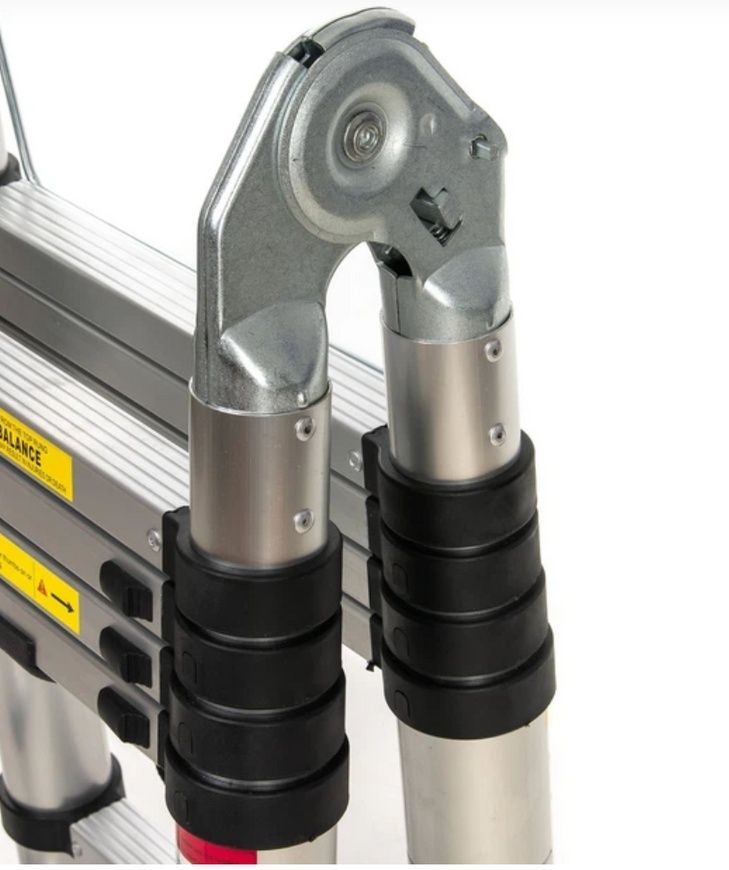 Телескопическая алюминиевая лестница Stanley 2,5/5 м, складная двухсекционная Stanley-2,5/5 фото