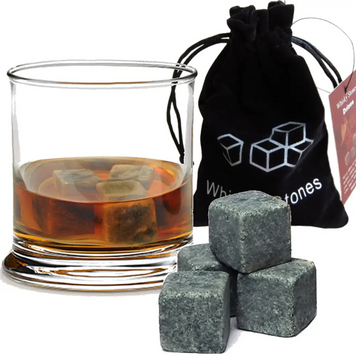 Камені для охолодження віскі багаторазові Whiskey Stone, 9 шт WS-009 фото