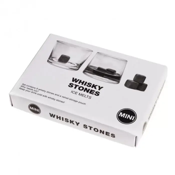 Камені для охолодження віскі багаторазові Whiskey Stone, 9 шт WS-009 фото
